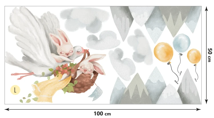 naklejki-na-sciane-kroliczki-bocian-gory-balony-arkusz-50x100.webp