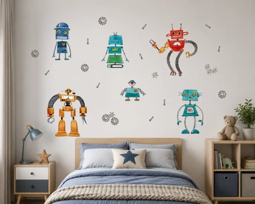 naklejki-na-ścianę-roboty-zabawki-arkusz-100x100cm.webp