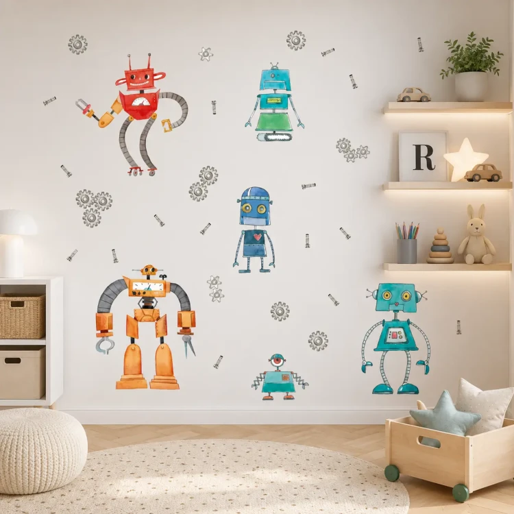 naklejki-na-ścianę-roboty-zabawki-arkusz-100x100cm.webp