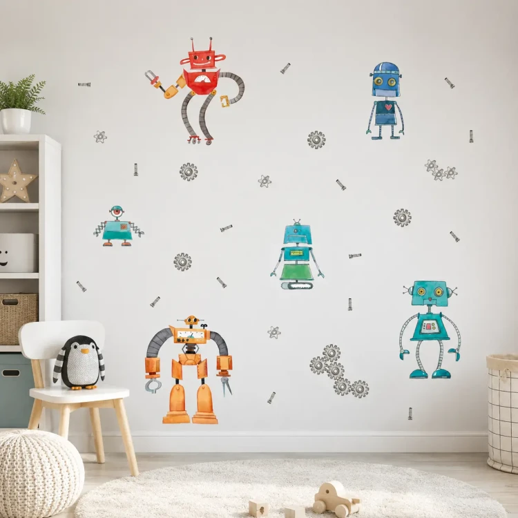 naklejki-na-ścianę-roboty-zabawki-arkusz-100x100cm.webp
