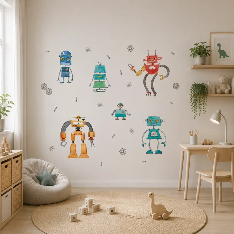 naklejki-na-ścianę-roboty-zabawki-arkusz-100x100cm.webp