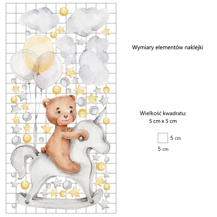 naklejka-na-sciane-mis-na-koniu-na-biegunach-balony-50x100-cm.webp