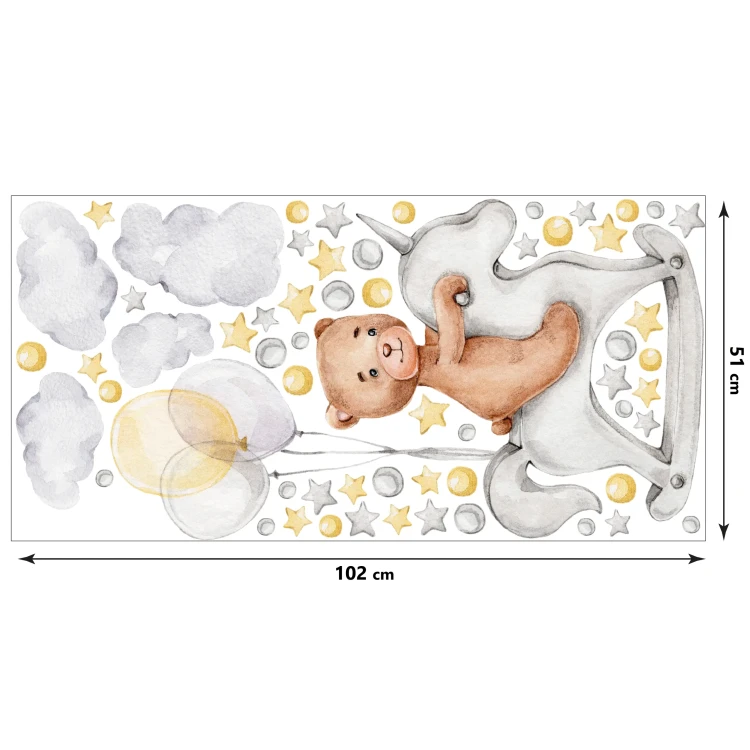 naklejka-na-sciane-mis-na-koniu-na-biegunach-balony-50x100-cm.webp