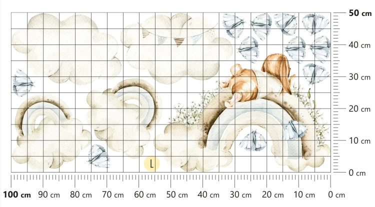 naklejki-na-ściany-króliczek-tęcza-motylki-50x100cm.webp