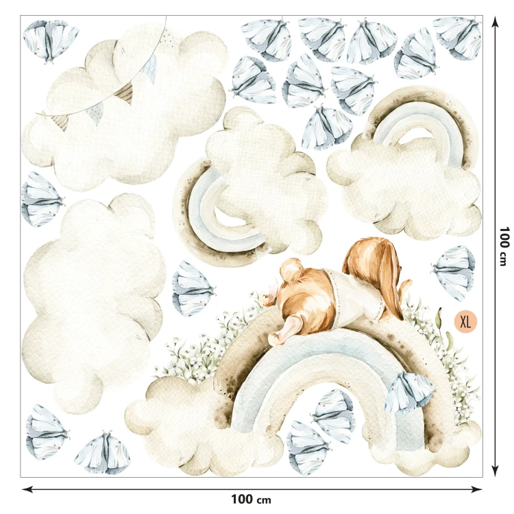 naklejki-na-ściany-króliczek-tęcza-motylki-100x100cm.webp