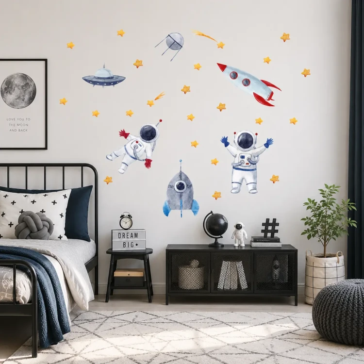 naklejki-na-sciane-kosmos-astronauci-rakieta-ufo.webp
