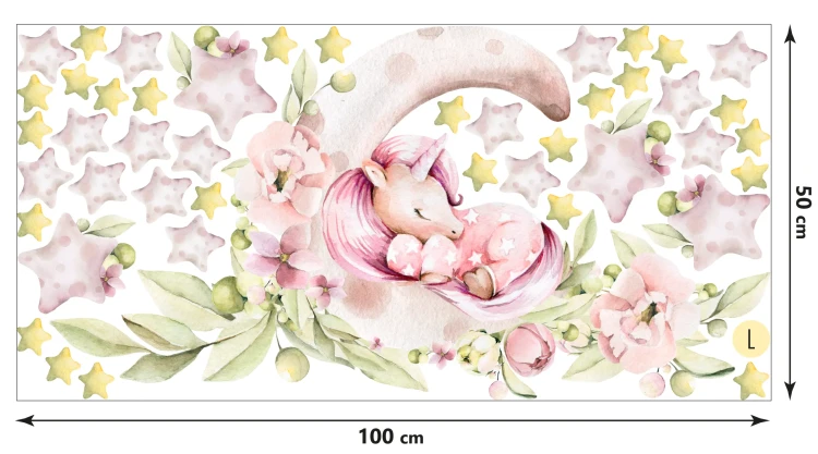 naklejka-na-ścianę-jednorożec-księżyc-gwiazdki-50-100cm.webp