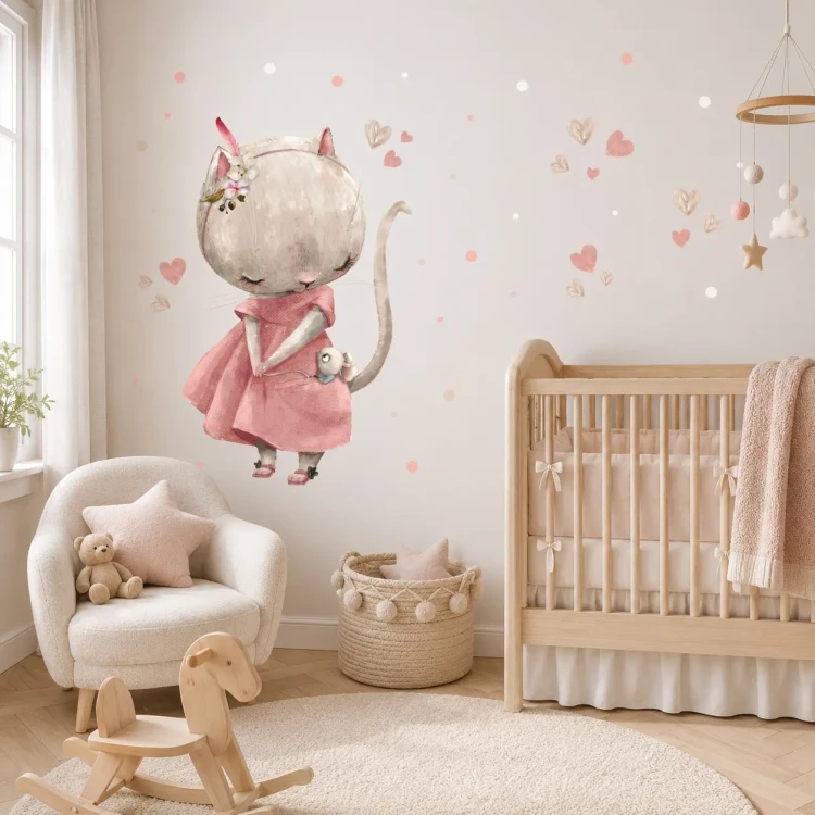 naklejki-na-ścianę-koty-kotki-serca-kropki-50x100cm.webp