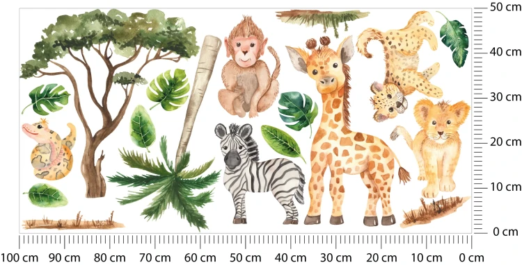 naklejki-safari-pokój-safari-dla-dziecka-50-100cm.webp
