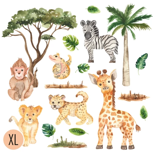 naklejki-safari-pokój-safari-dla-dziecka-100x100cm.webp