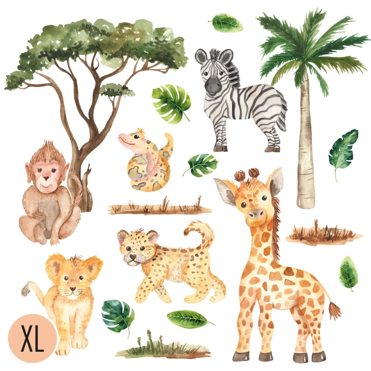 naklejki-safari-pokój-safari-dla-dziecka-100x100cm.webp