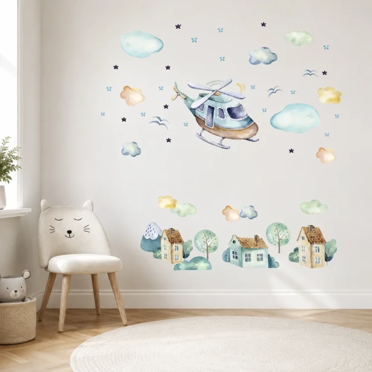 naklejki-na-ścianę-samolot-helikopter-domki-150x100cm.webp