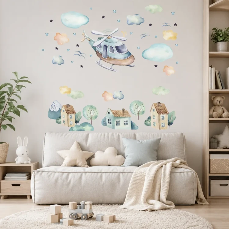 naklejki-na-ścianę-samolot-helikopter-domki-150x100cm.webp