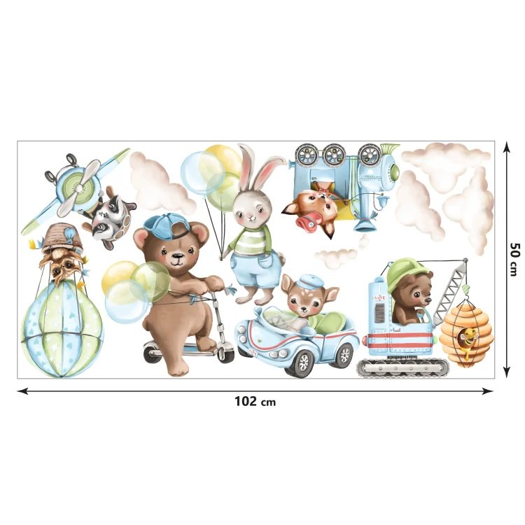naklejki-na-ścianę-samochód-koparka-samolot-chmurki-50x100cm .webp