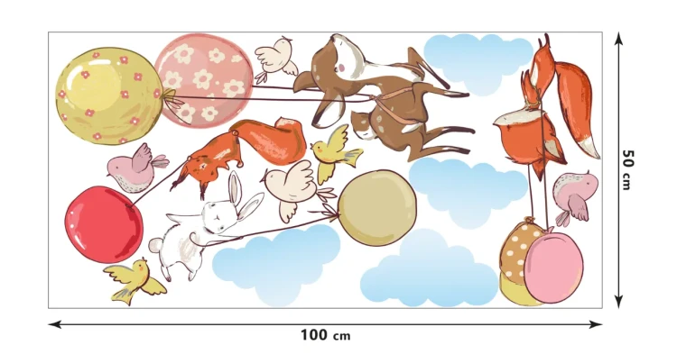 naklejki-na-sciane-zwierzęta-balony-kolorowe-50x100cm .webp