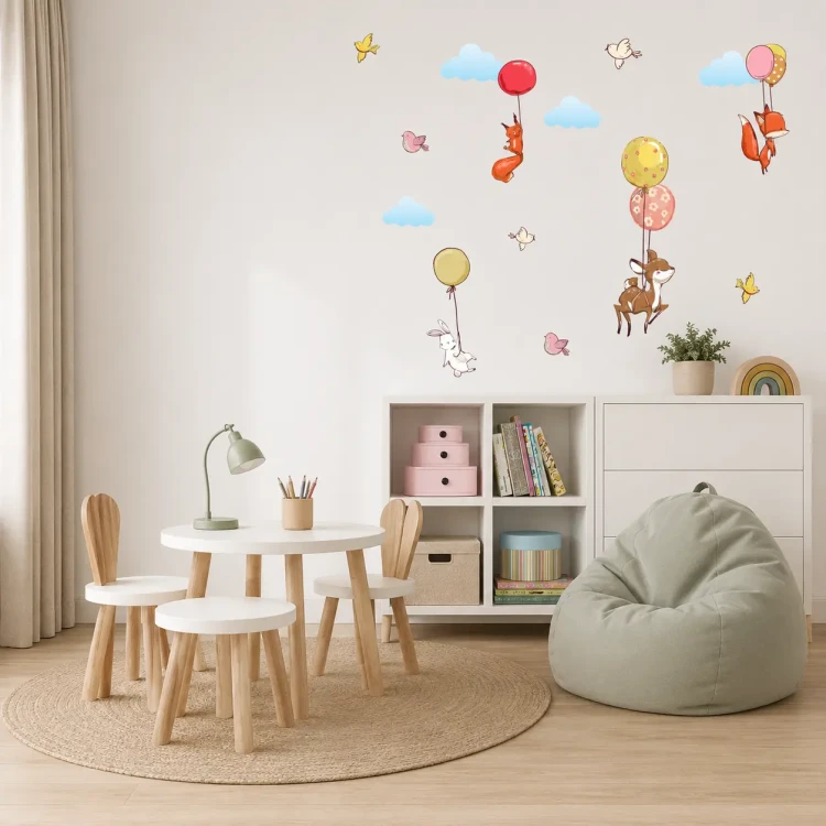 naklejki-na-sciane-zwierzęta-balony-kolorowe-50x100cm .webp
