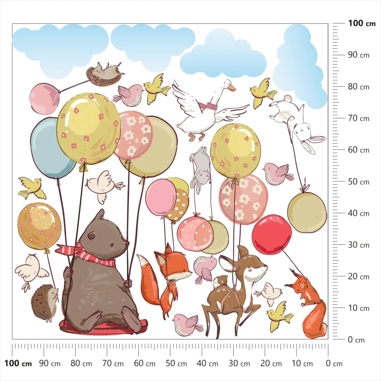 naklejki-na-sciane-zwierzęta-balony-kolorowe-100x100cm.webp