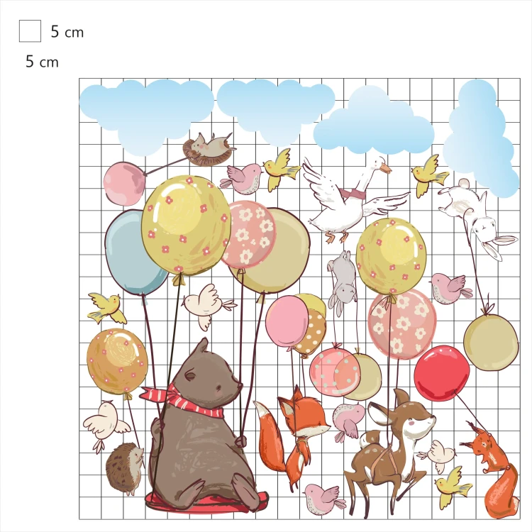 naklejki-na-sciane-zwierzęta-balony-kolorowe-100x100cm.webp