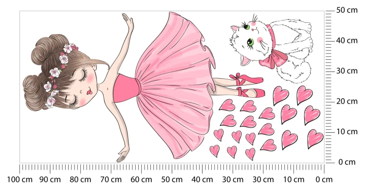 naklejki-na-ścianę-baletnica-kotek-serduszka-50x100cm.webp
