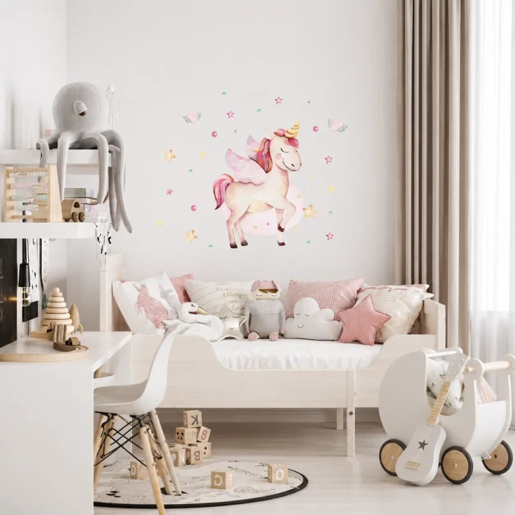 naklejka-na-ścianę-jednorożec-gwiazdki-50x100cm .webp