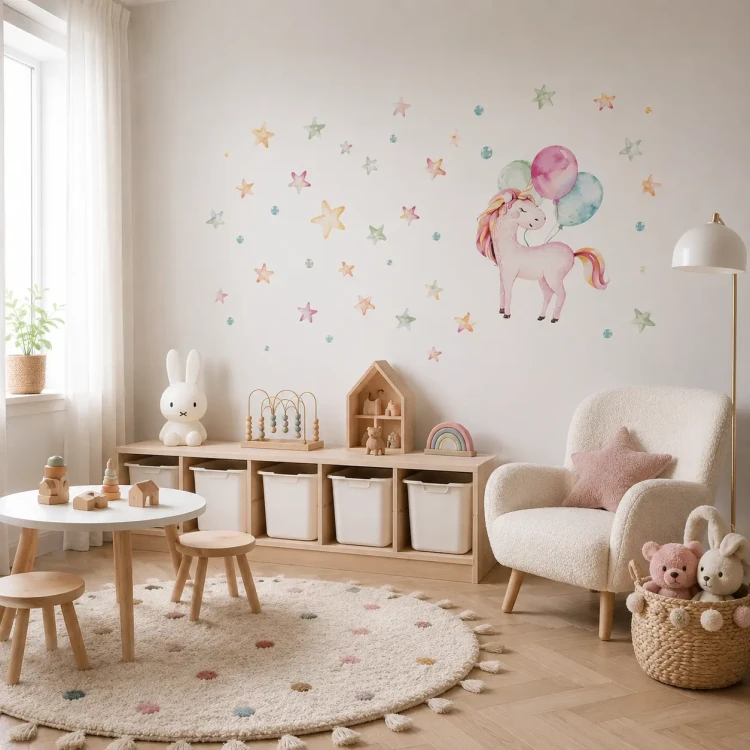 2-naklejki-na-ścianę-jednorożce-balony-50x100cm .webp