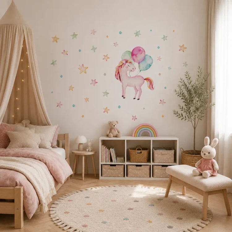 4-naklejki-na-ścianę-jednorożce-balony-50x100cm .webp