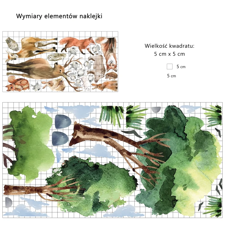 naklejki-na-ścianę-las-naklejki-drzewa-zwierzęta-200x100cm-bardzo-duże.webp