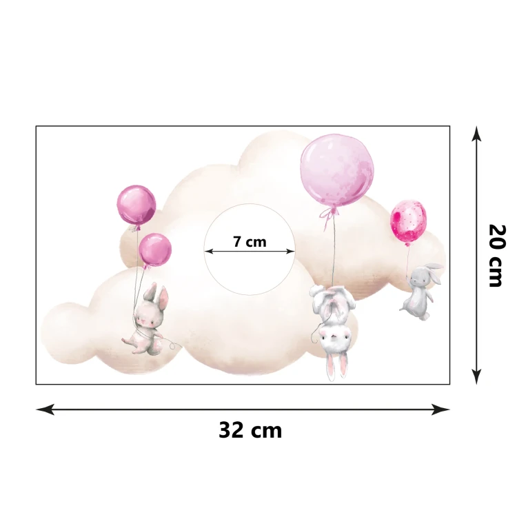 osłona-ściany-pod-włącznik-światła-króliczki-różowe-balony.webp