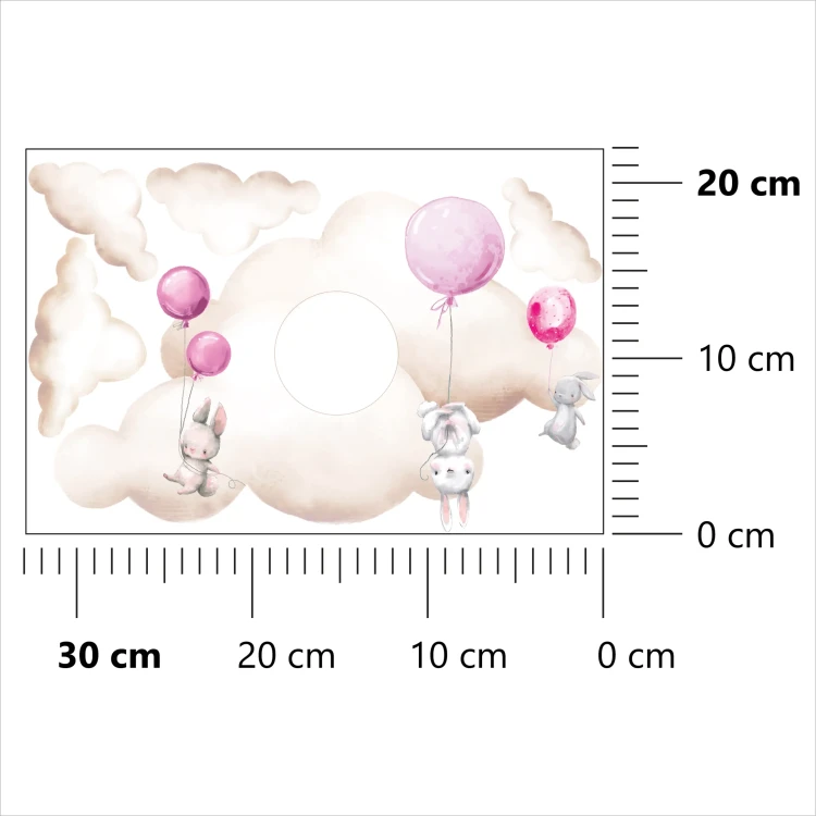 osłona-ściany-pod-włącznik-światła-króliczki-różowe-balony.webp