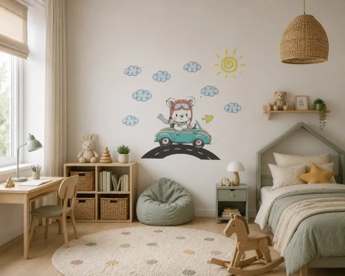 naklejki-na-ścianę-misie-miś-w-samochodzie-50x100cm.webp