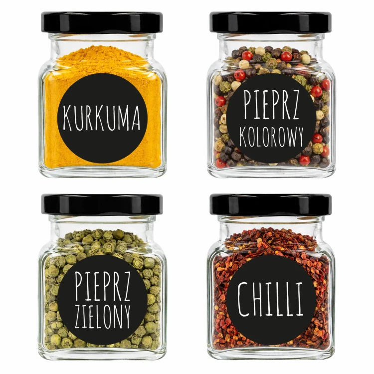 8-słoiczki-na-przyprawy-120ml-z-czarną-zakrętką-naklejki-na-przyprawy.webp