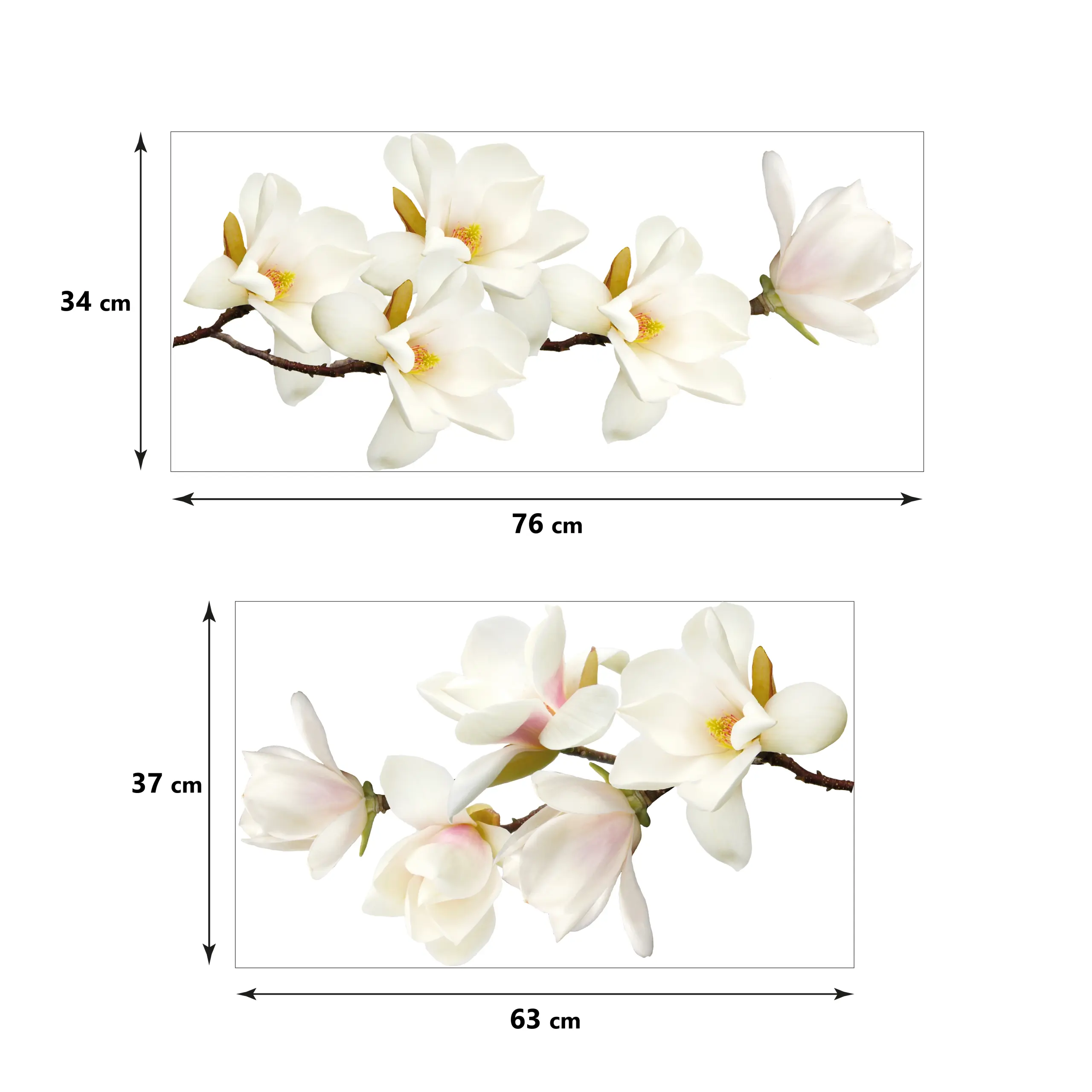 Naklejki na ścianę magnolie