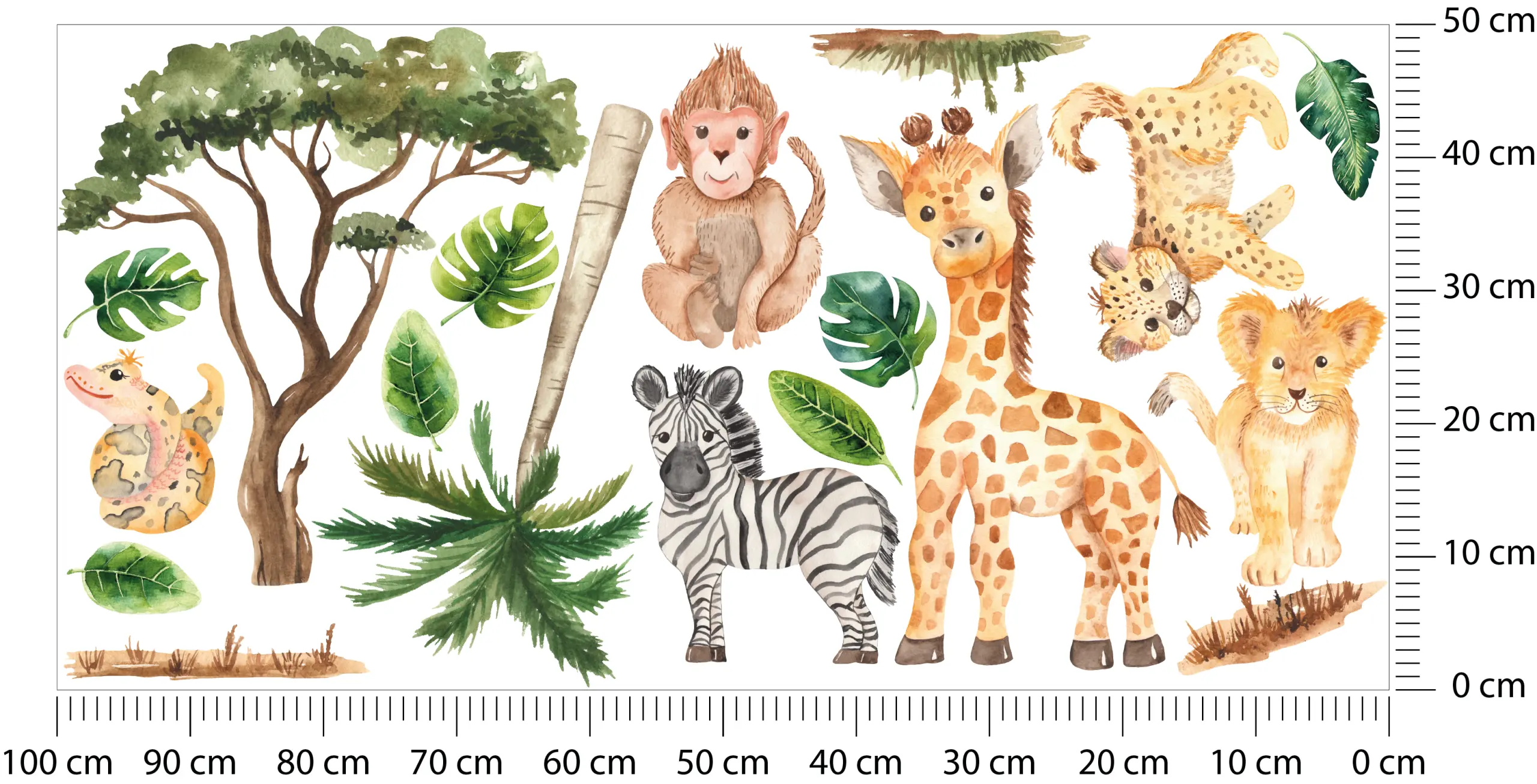 naklejki na ścianę safari