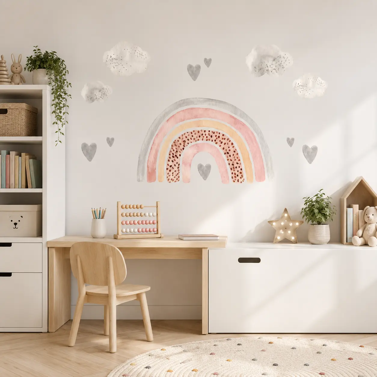 naklejka na ścianę TĘCZA BOHO
